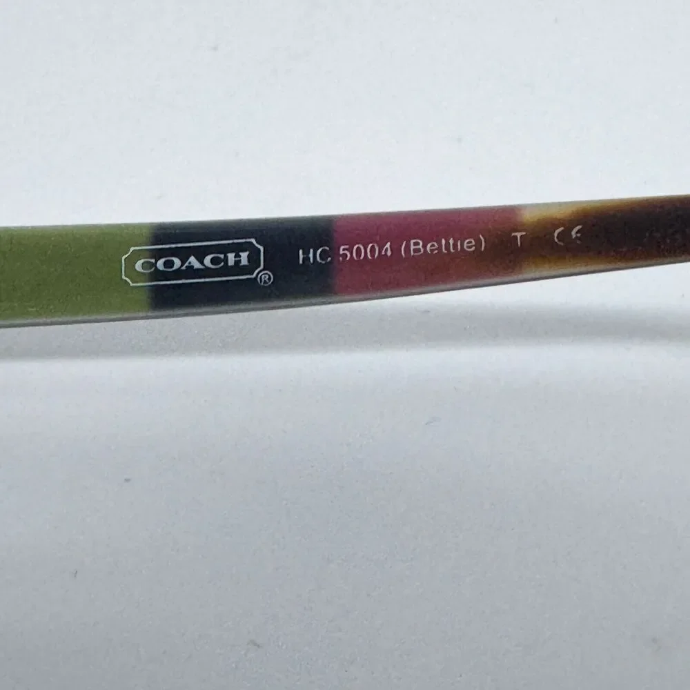 Coach HC‎ 5004 Bettie 9032 Purple 51-16-135 Half Rim Eyeglasses Womens H15982